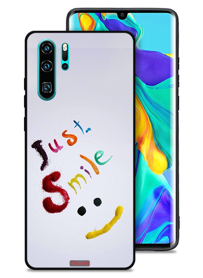 Tolwak غطاء حماية لهاتف هواوي P30 برو - فقط ابتسم - Image 1