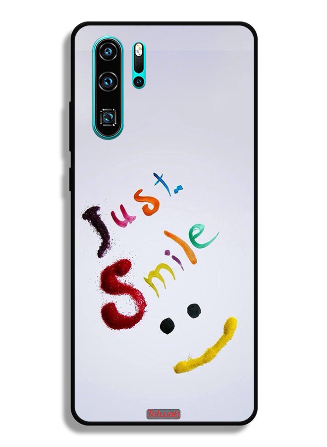 Tolwak غطاء حماية لهاتف هواوي P30 برو - فقط ابتسم - Image 2