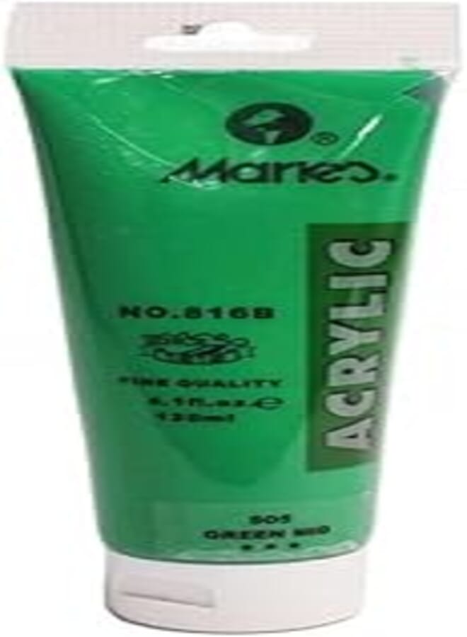 Marie's 2.5ml Acrylic Colors Paint Tubes-505 green mid