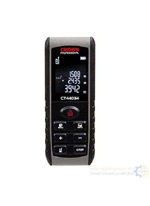 شريط قياس 80 متر ديجيتال ليزر كراون CT44034