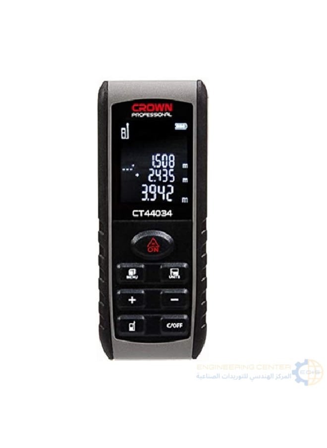 شريط قياس 80 متر ديجيتال ليزر كراون CT44034