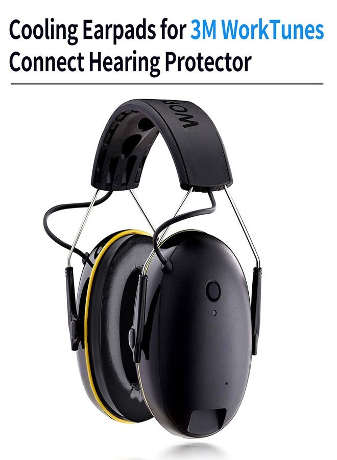 XBERSTAR Ear Pads for 3M WorkTunes Connect Hearing Protector,1 Pair Ear Cushions Replacement (Cooling Gel) - Image 4