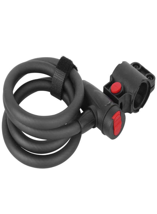 ويل آب قفل دراجة جبلية من الفولاذ عالي القوة من Wheelup مضاد للسرقة، ملحق آمن لحماية الدراجة، مزود بمفتاحين (1.2 متر) - Image 2