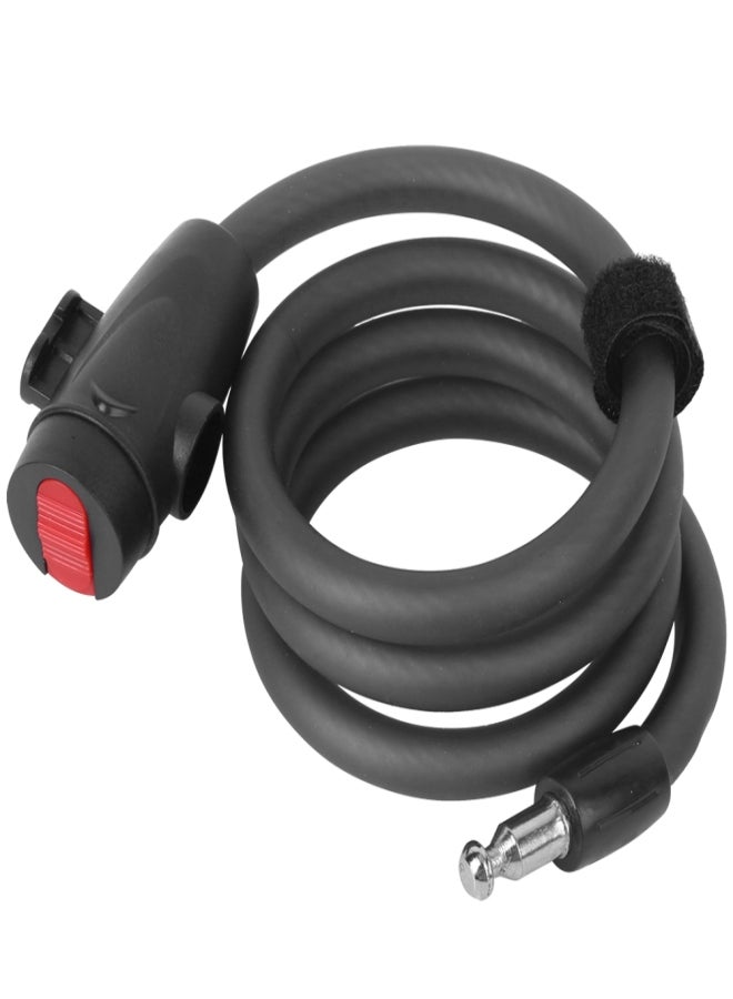 ويل آب قفل دراجة جبلية من الفولاذ عالي القوة من Wheelup مضاد للسرقة، ملحق آمن لحماية الدراجة، مزود بمفتاحين (1.2 متر) - Image 3