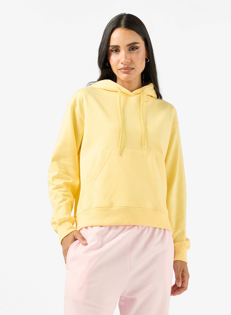 Ginger Hooded Oversize Wellness Fleece Sweatshirt - Image 1