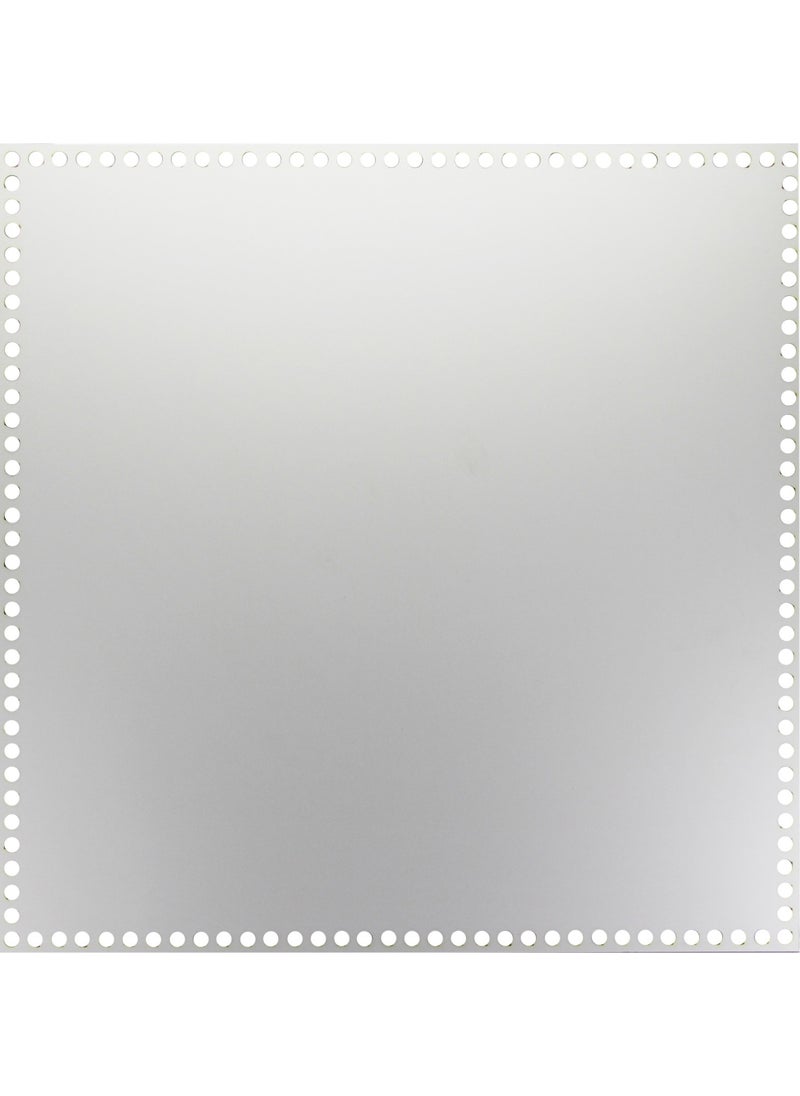 Ala Depo Wooden Basket Tray Base 40 x 40 cm White Double Face 3 mm MDF 