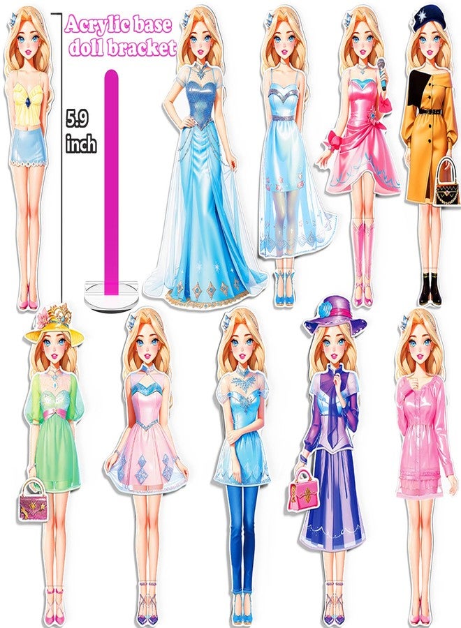 Daniel Axel Magnetic Dress Up Paper Doll Playset,Pretend Play Game Travel Toys Car Road Trip Activity,Magnet Clothes Puzzles Kids Toddler Girls,Preschool Learning Created Imagine Birthday Gift - Image 4