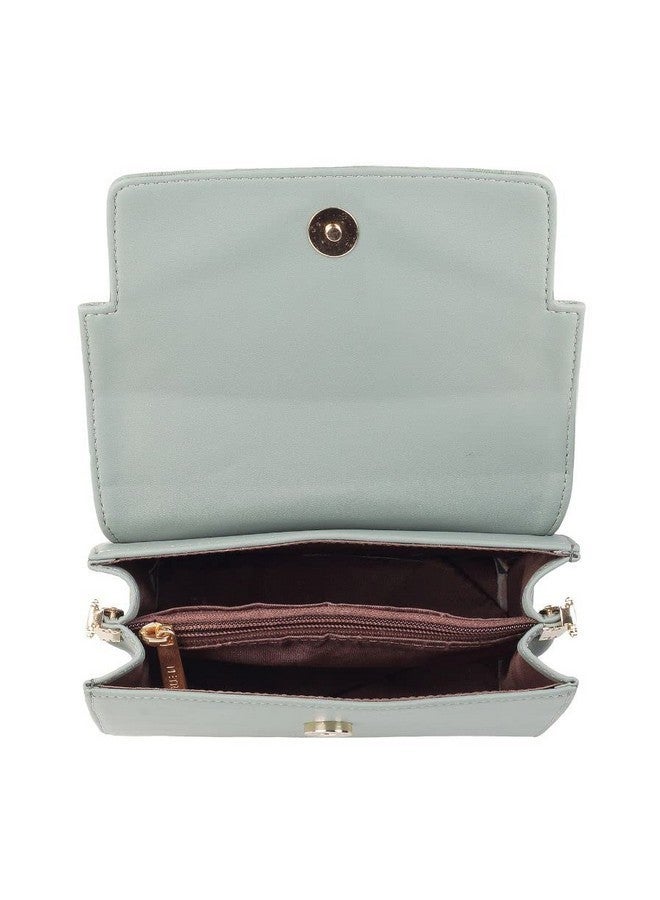 Metro Womens Suede Green Flap Over Sling (One Size) - Image 2