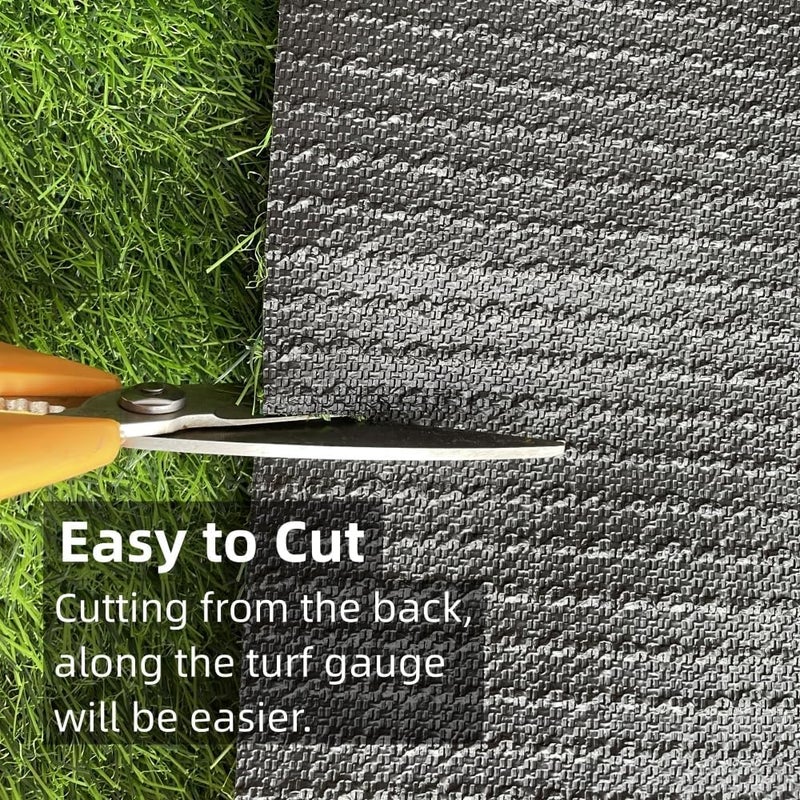 BLUSH & BLOOM 25mm Artificial Grass Mat for Balcony | Green Grass Carpet for Balcony | All-Weather Home and Office Edition (Size - 1.5 X 6 Feet | Green grass Capet for Balcony) - Image 4