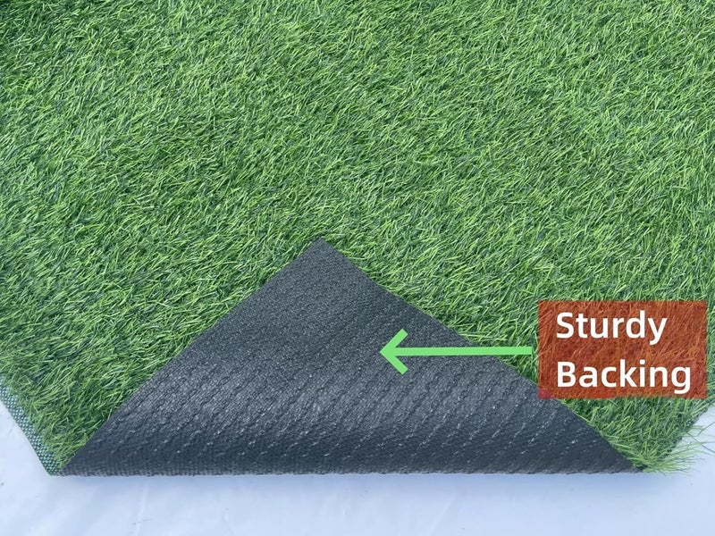 BLUSH & BLOOM 25mm Artificial Grass Mat for Balcony | Green Grass Carpet for Balcony | All-Weather Home and Office Edition (Size - 1.5 X 6 Feet | Green grass Capet for Balcony) - Image 2