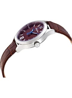 Mathey-Tissot Urban Leather Quartz Brown Dial Ladies Watch - D411AM  - Image 2