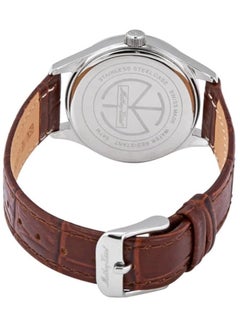Mathey-Tissot Urban Leather Quartz Brown Dial Ladies Watch - D411AM  - Image 3