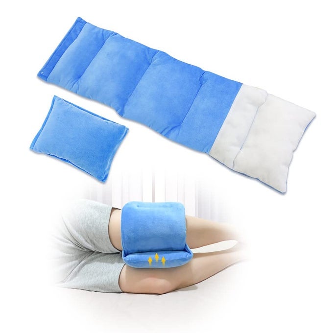 KNEE PILLOW FOR SIDE SLEEPERS LEG PILLOWS SIDE SLEEPING HIP PILLOW KNEE WEDGE LEG SUPPORT PILLOW BETWEEN LEGS FOR SLEEPING KNEE SUPPORT SURGERY PILLOW FOR ALIGNS SPINE BACK SCIATICA PAIN RELIEF