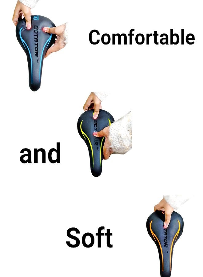 MADHAV CYIDER Comfortable,Soft,Easy to Clean,Waterproof,Soft Foam Cycle SEAT/Saddle for Men's and Women's,Available in Attractive Colour AS PER Stock - Image 2