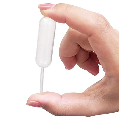 yuntop Cupcakes Pipettes, 100PCS 4ml Clear Plastic Transfer Liquid Dropper Pipettes, Suitable for Chocolate or Strawberries Cupcakes, Ice Cream, Mini Cakes, Waffles, Children's Painting, Kitchen Supplies - Image 2