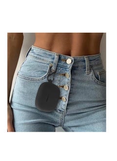 ماركة غير محددة Anker Soundcore R100 / Life P2i غطاء سيليكون محمول مقاوم للخدش ومقاوم للصدمات مع حلقة تسلق (أسود)  - Image 4