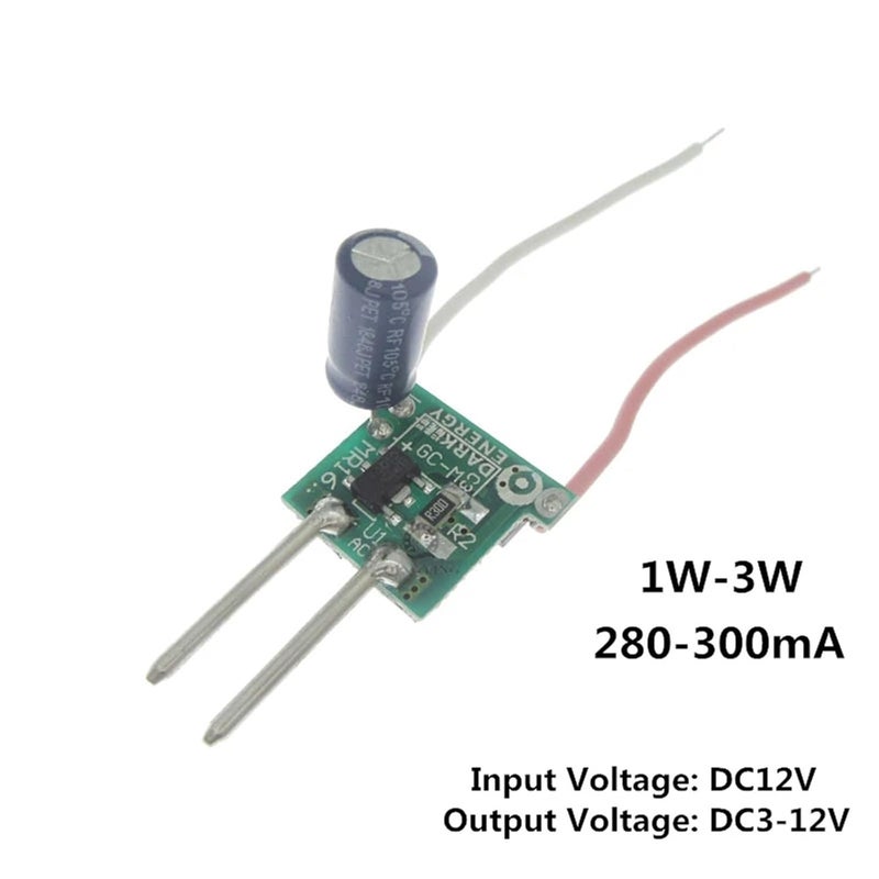 DC12V LED MR16 Driver 300mA 600mA Power Supply Transformer 10 Pieces For 1 3X1W Spotlight Bulbs - Image 3