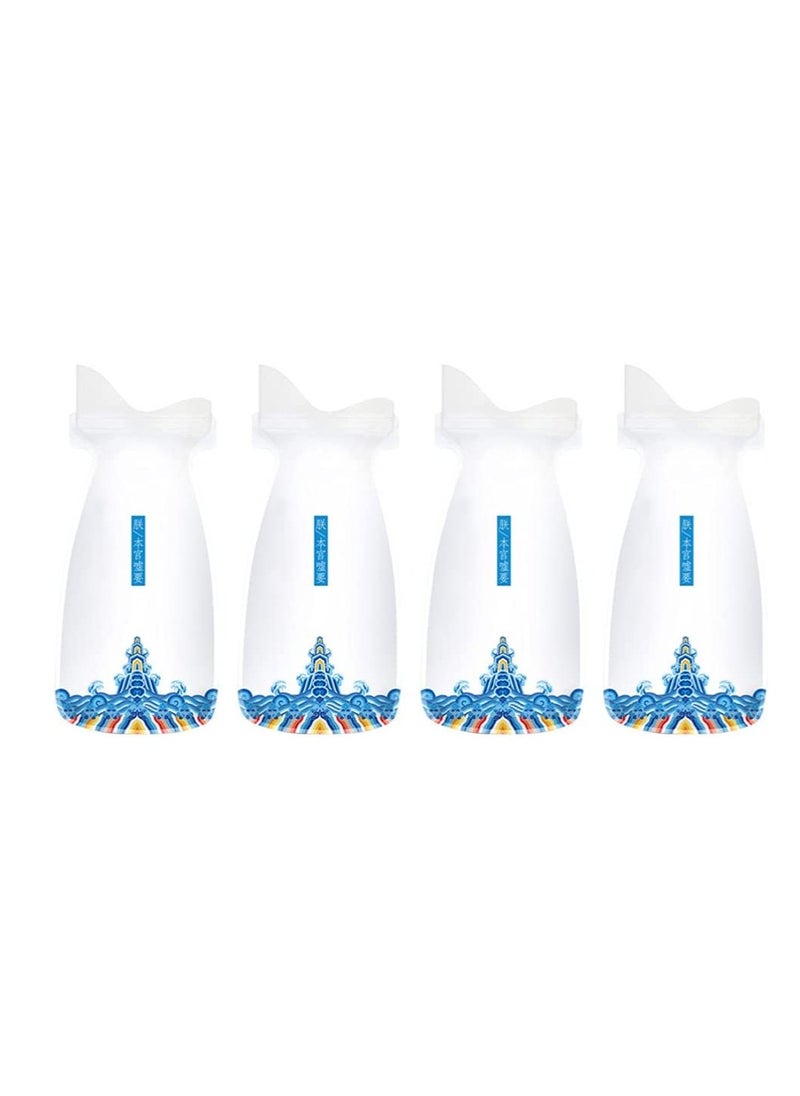 SYOSI - Disposable Urinal Bags 4Pcs Urinal Camping Pee Bag Leakproof Hygienic Standing Pee Toilet for Car Emergency Outdoor Travel Emergency Urine Bag Car Travel Convenience Bags Men Women Car Urinals - Image 1