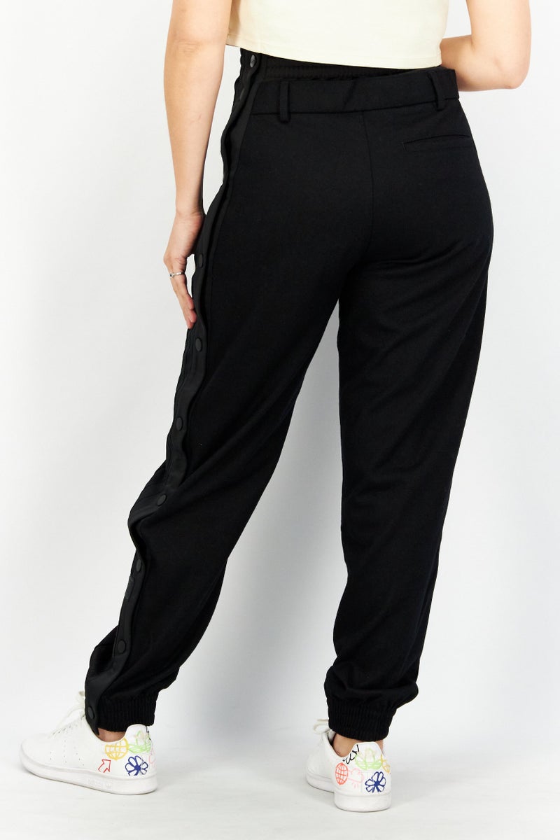 adidas Originals Women Sportswear Fit Pull On Training Track Pant, Black  - Image 3