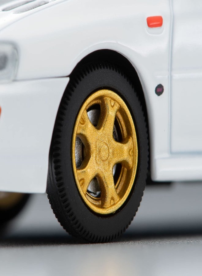 TomyTEC Tomica Limited Vintage Neo 1/64 LV-N281a Subaru Impreza Pure Sport Wagon WRX STi Version V White 98 Finished Product - Image 4