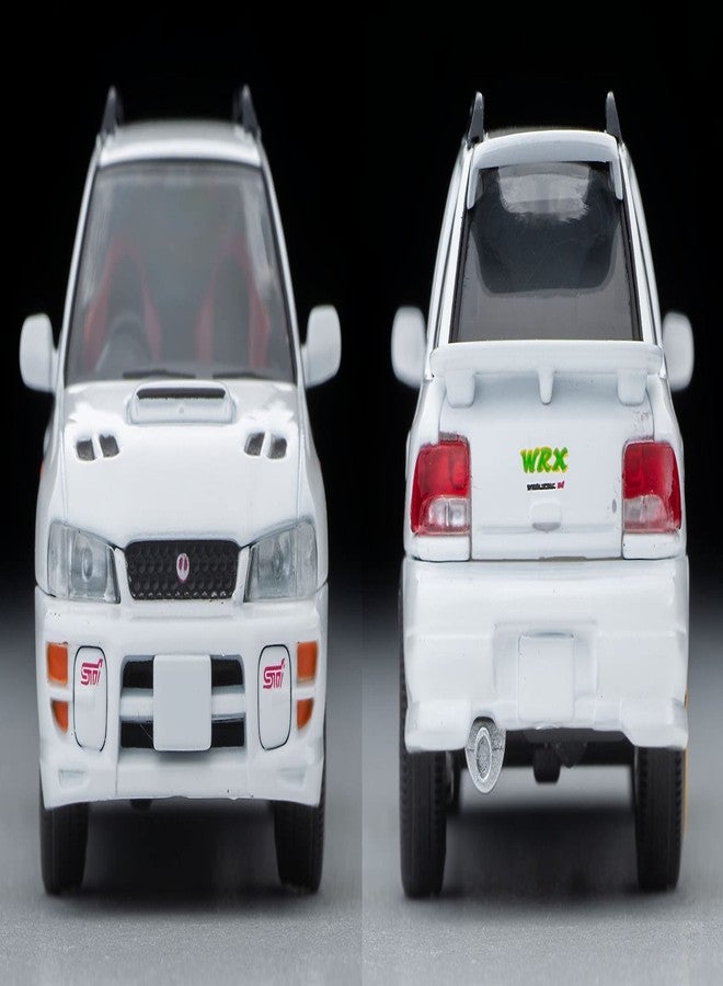 TomyTEC Tomica Limited Vintage Neo 1/64 LV-N281a Subaru Impreza Pure Sport Wagon WRX STi Version V White 98 Finished Product - Image 5