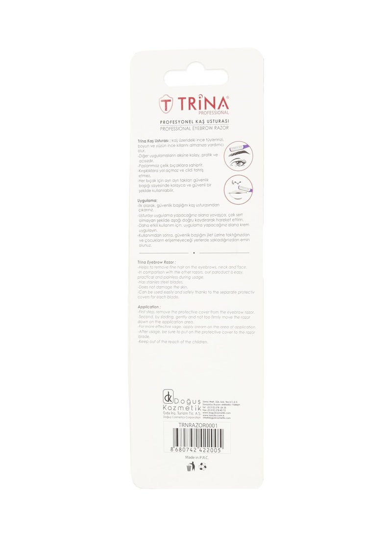 Trina Facial Hair Removal Blades for Women 2 Pieces  - Image 2