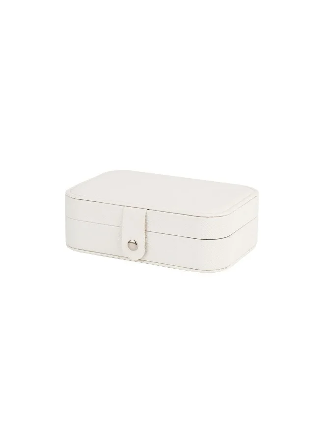 DANUBE HOME Velora Jewelry Organizer 16X11X5 Cm White Storage Box