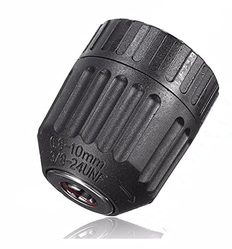 MLD KL_10 10mm keyless drill chuck mini Driver Hex Shank Screwdriver To Drill Converter 1/4'' HEX To 3/8'' Quick Change Handle Adapter Converter (Size-10 mm, material-metal,Color-Multi) - Image 2