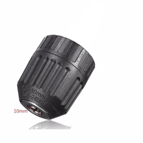 MLD KL_10 10mm keyless drill chuck mini Driver Hex Shank Screwdriver To Drill Converter 1/4'' HEX To 3/8'' Quick Change Handle Adapter Converter (Size-10 mm, material-metal,Color-Multi) - Image 3