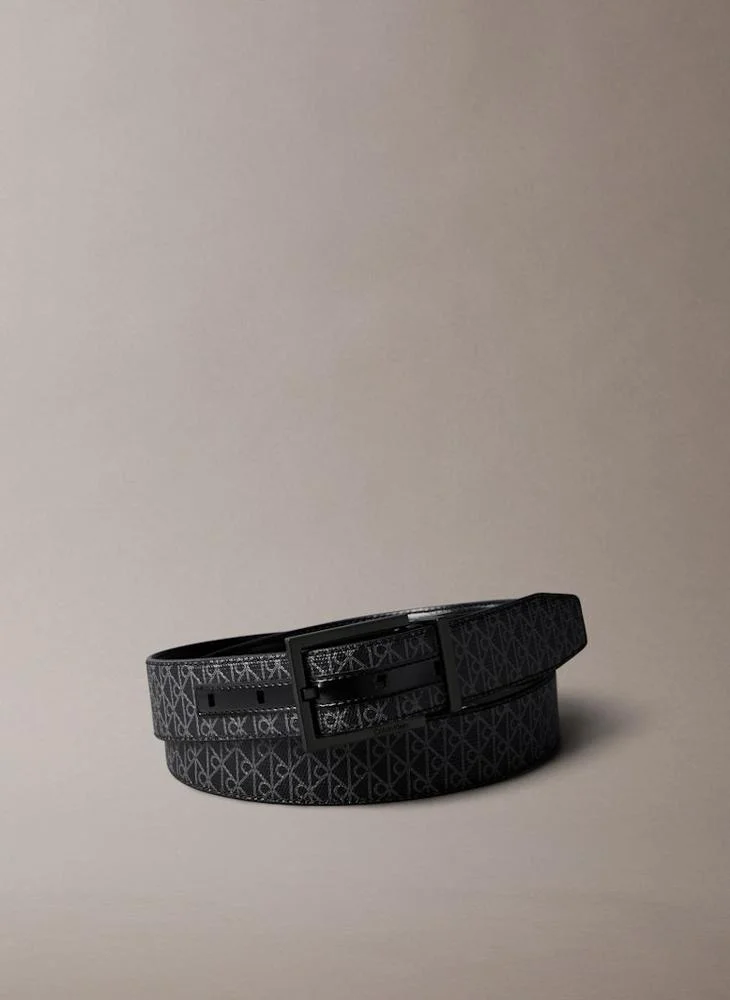 CALVIN KLEIN SQUARE BUCKLE allocated hole belt