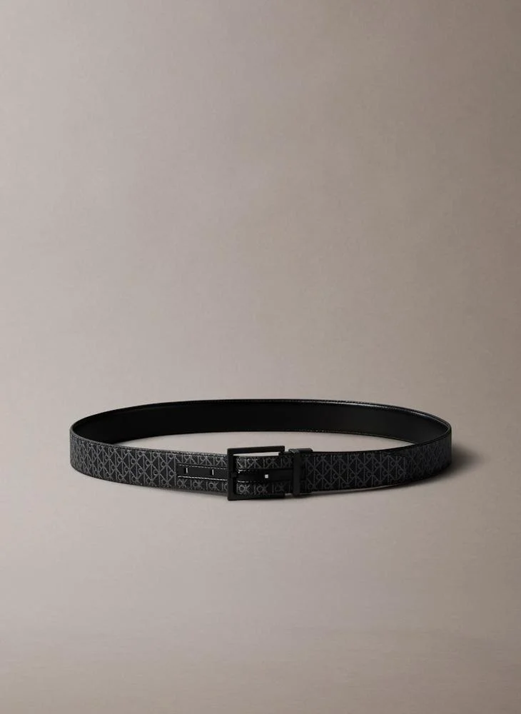 CALVIN KLEIN SQUARE BUCKLE allocated hole belt
