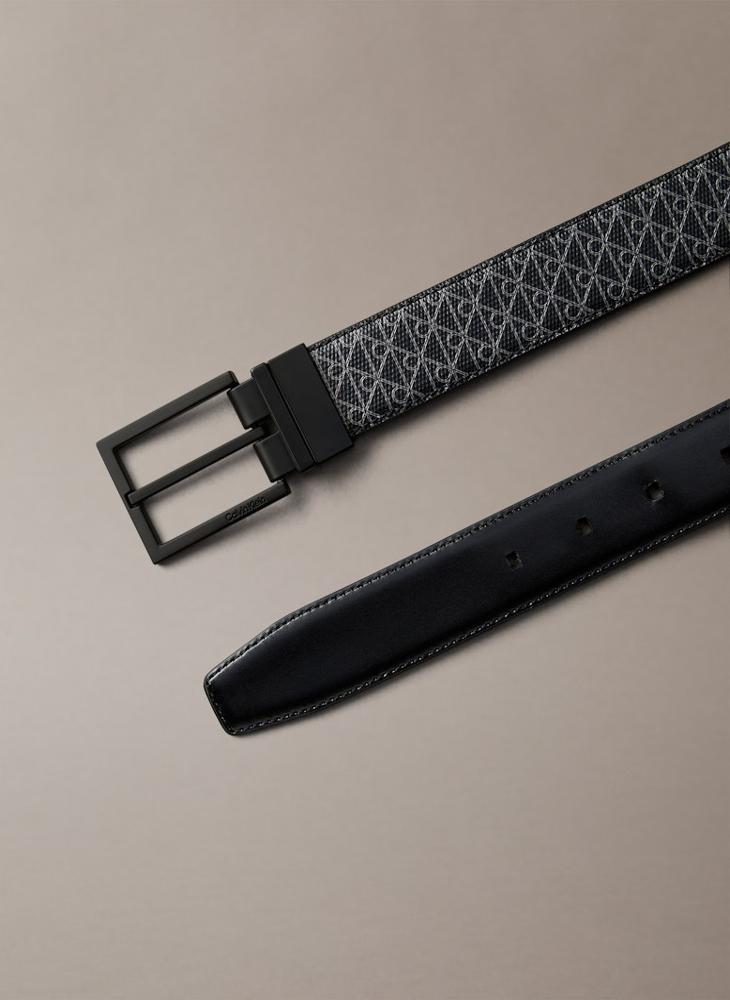 CALVIN KLEIN SQUARE BUCKLE allocated hole belt - Image 3