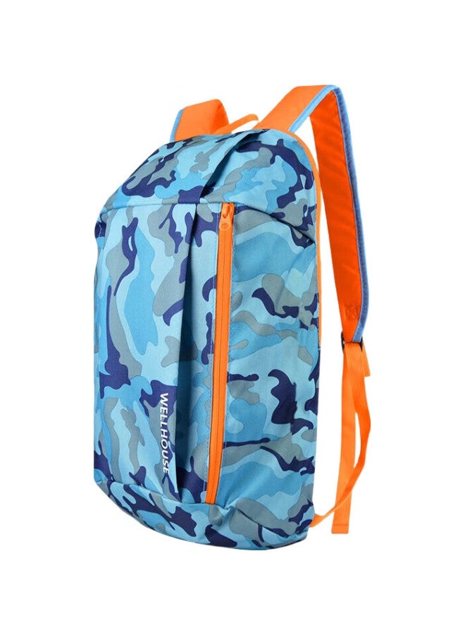 Wellhouse Backpack, Outdoor Backpack, Children'S School Bag, Travel Bag, Hiking Bag, Casual Bag For Men And Women, Camouflage Blue - Image 2