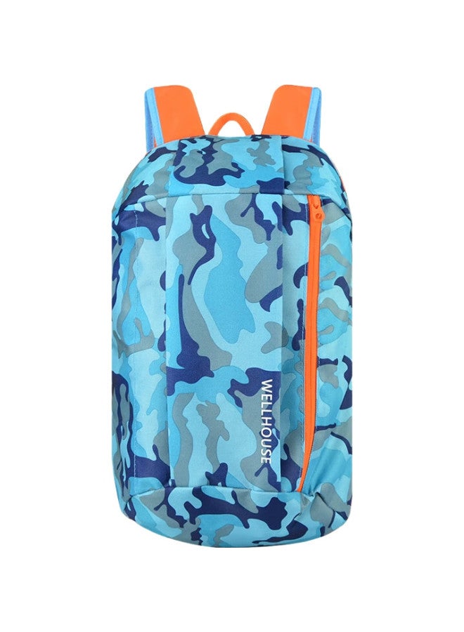 Wellhouse Backpack, Outdoor Backpack, Children'S School Bag, Travel Bag, Hiking Bag, Casual Bag For Men And Women, Camouflage Blue - Image 3