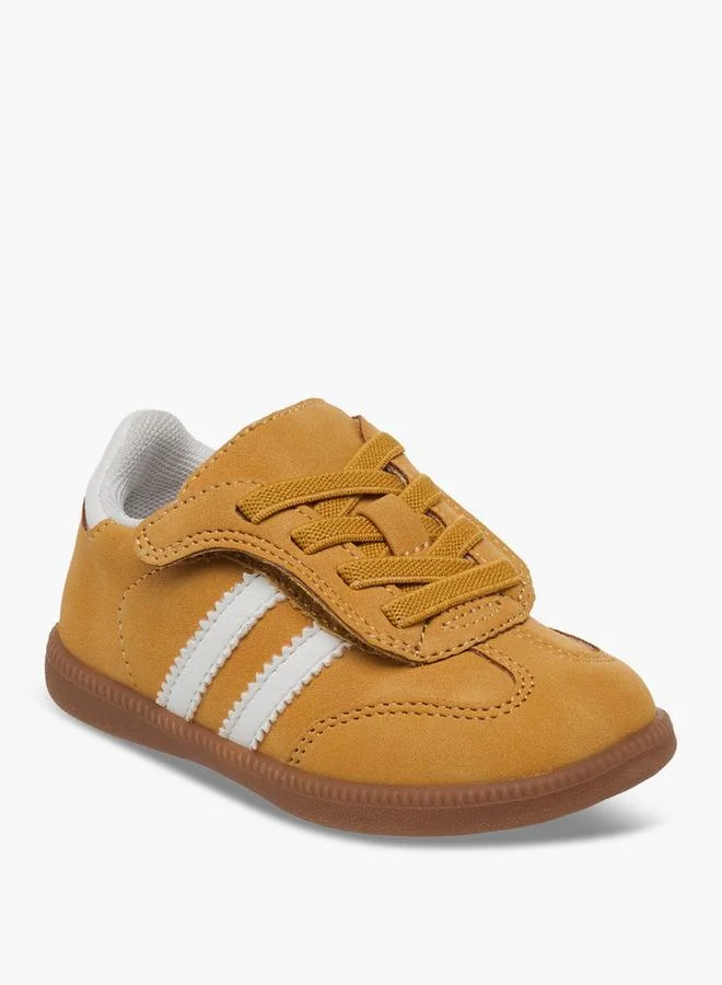 Barefeet Boys Panelled Hook And Loop Sneakers