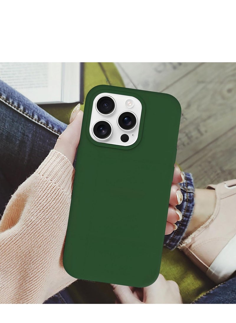 Generic Liquid Silicone Protective Case for iPhone 16 Pro Max with Microfiber Lining  - Image 2