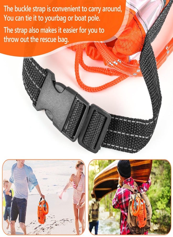Aystkniet AnKun Water Rescue Throw Bag with 50/70/98FT Length of Rope in 3/10In Tensile Strength Rated to 1844lbs, Emergency Rescue Rope for Kayaking, Boating, Fishing, Rafting, High Visibility Safety Equipment - Image 5