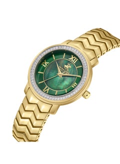 BEVERLY HILLS POLO CLUB BEVERLY HILLS POLO CLUB Women's Analog Dark Green Dial Watch - BP3669C.170  - Image 2