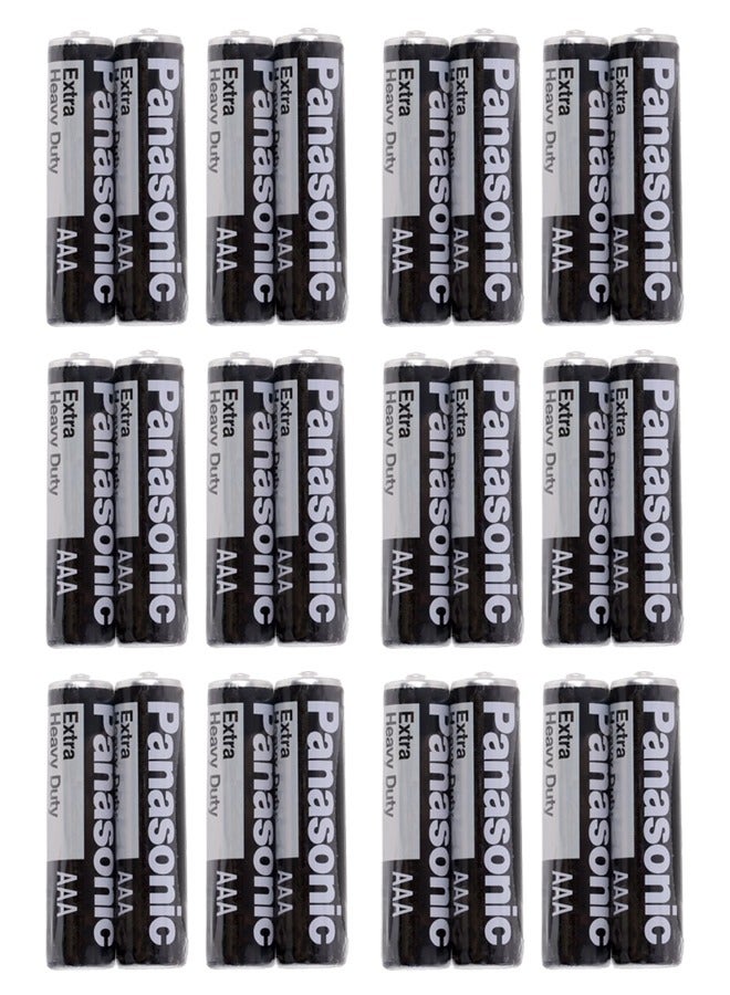 Panasonic 24 Pieces Extra Heavy Duty AAA Batteries