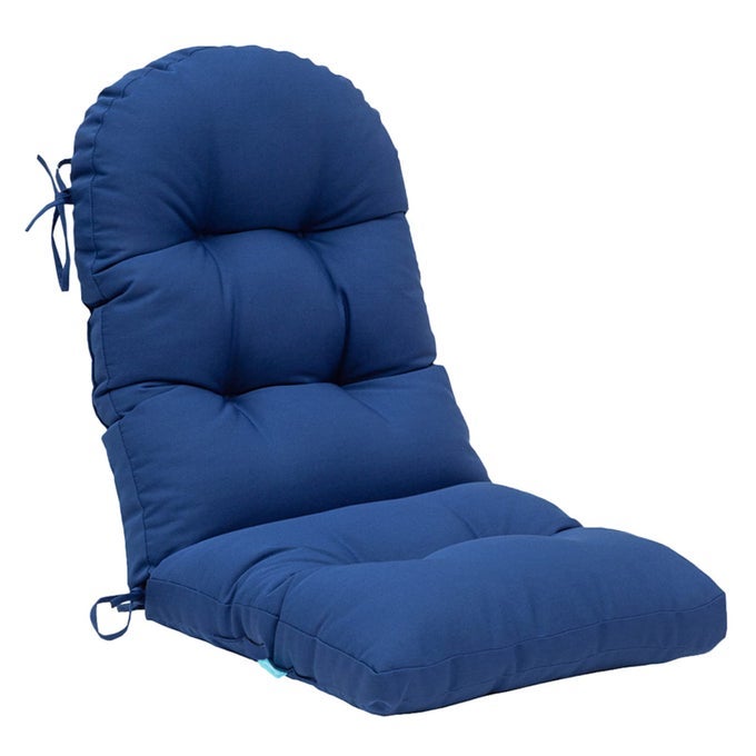 IndoorOutdoor High Back Chair Cushion for AdirondackSpringSummer Seasonal All Weather Replacement Rocking Chair Cushions 1 Piece Royal Blue