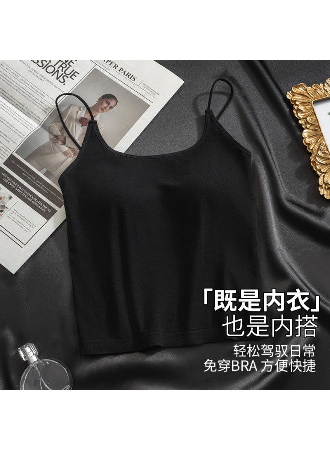Goso Skin-Friendly And Breathable Round Neck Comfortable Layering Camisole For Women, Slimming Top For Layering Or Outerwear - Image 3