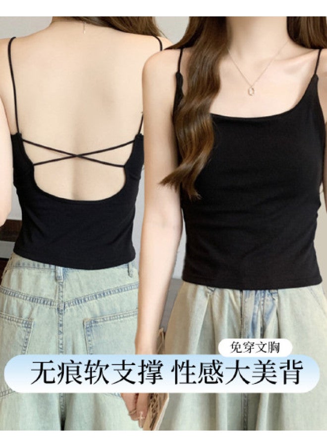 Goso Skin-Friendly And Breathable Round Neck Comfortable Layering Camisole For Women, Slimming Top For Layering Or Outerwear - Image 1