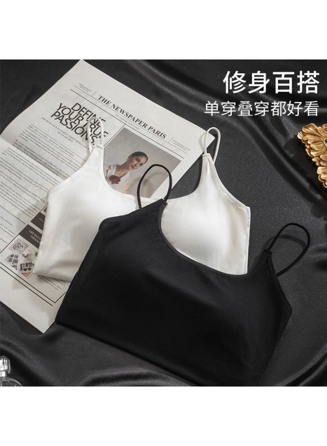Goso Skin-Friendly And Breathable Round Neck Comfortable Layering Camisole For Women, Slimming Top For Layering Or Outerwear - Image 5
