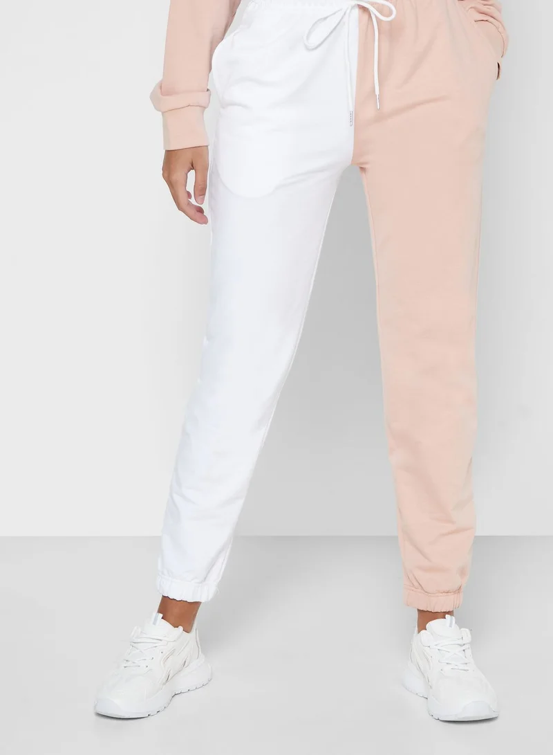 Ginger Color Block Top & Pants Sets