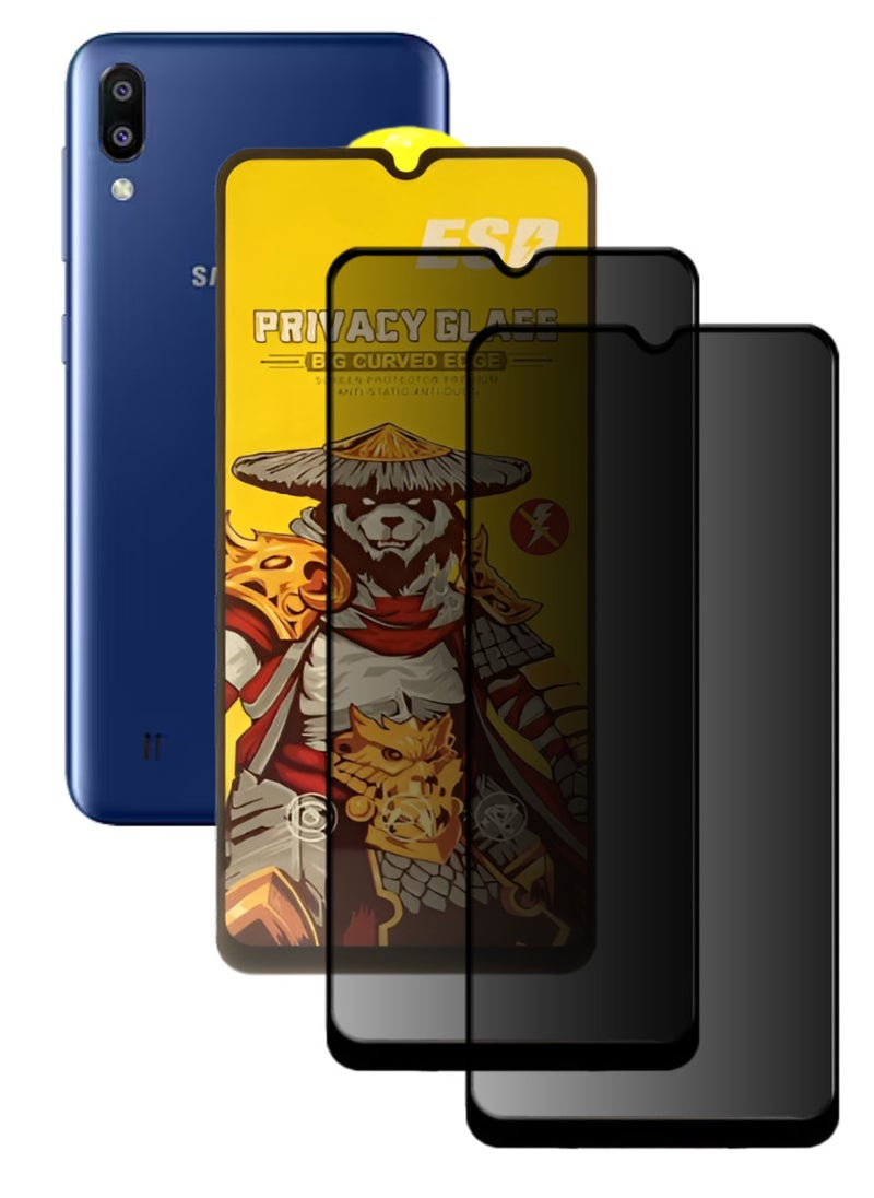 ESD 2 Pieces Tempered Dustproof Privacy Glass Screen Protector Compatible For Samsung Galaxy M10 - Image 1