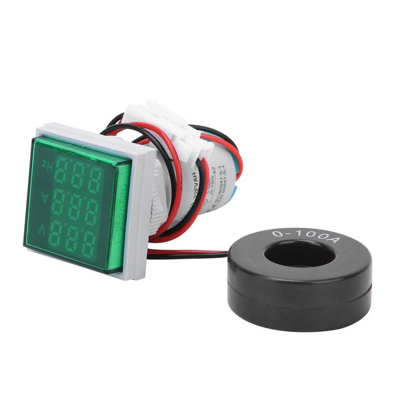 White LED Display AC Voltage Current Frequency Meter 60 500V 0 100A Single Phase Multifunction Tester - Image 2