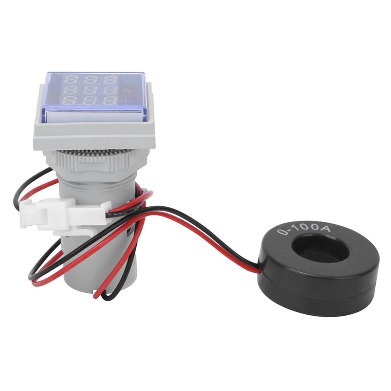 White LED Display AC Voltage Current Frequency Meter 60 500V 0 100A Single Phase Multifunction Tester - Image 1