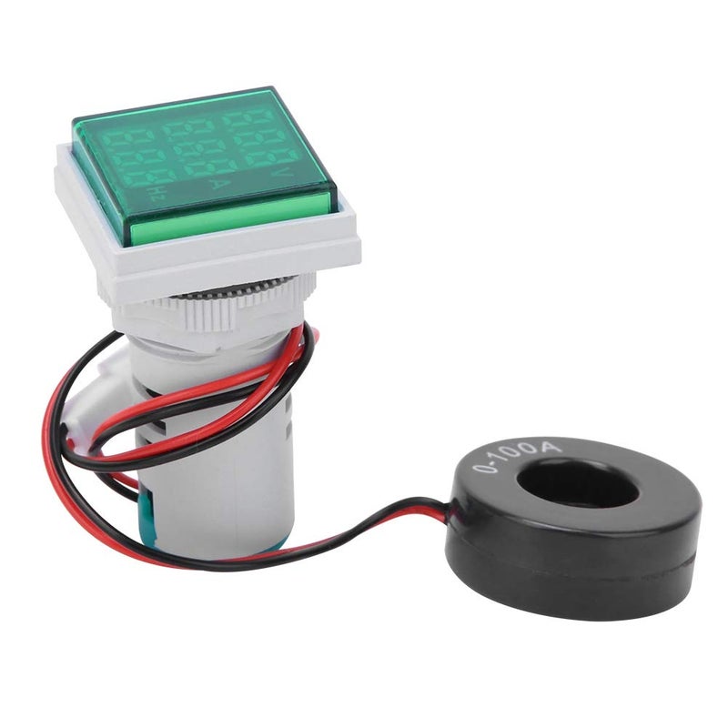 White LED Display AC Voltage Current Frequency Meter 60 500V 0 100A Single Phase Multifunction Tester - Image 4