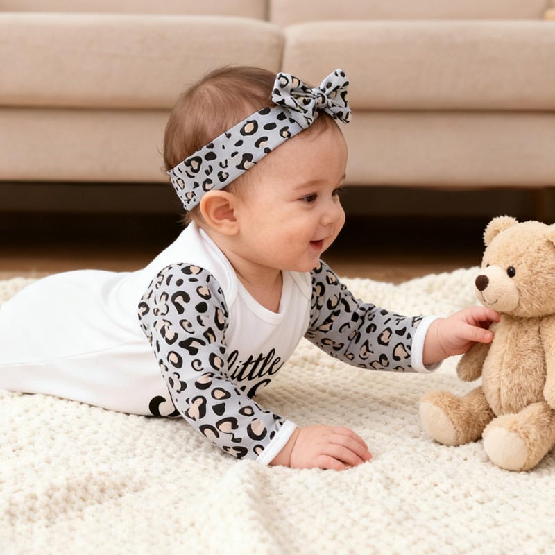 AMAWMW Newborn Baby Girl Floral Sleeper Gowns Little Sister Nightgown Outfit Baby Girl Shower Gifts Stuff Essential Item - Image 4