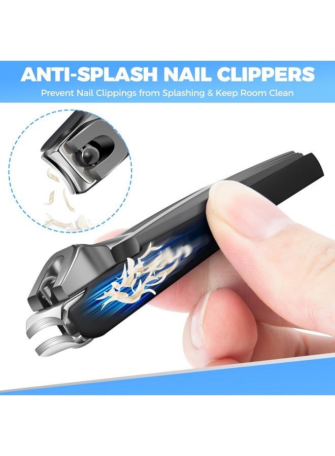 درمود مقص أظافر جديد للرجال والنساء لعام 2024 مع أداة التقاط، قطعتان كبيرتان صغيرتان مضادتان للرذاذ، مقص أظافر ذاتي التجميع، مقص أظافر حاد من الفولاذ المقاوم للصدأ شديد التحمل لا يسبب الفوضى مع أداة التقاط للتخزين - Image 2